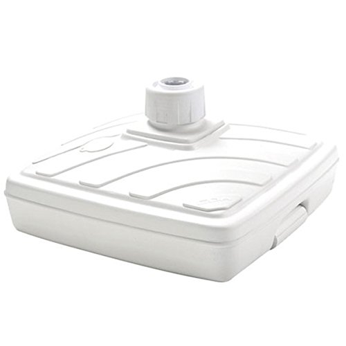 Pied parasol plastique carré - pour mât D: 35 à...