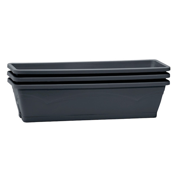 Lot de 3 jardinières