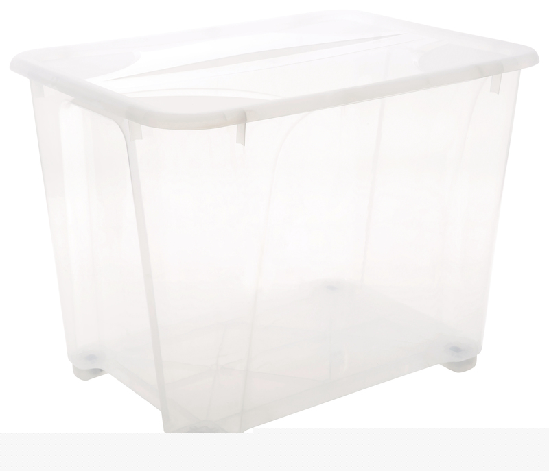 BOX DE RANGEMENT AVEC ROULETTES 180 L EDA