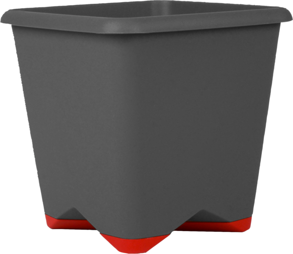 EDA POT CARRE PERCE CHORUS + SOUCOUPE CLIPSEE 20 CM  
 code EAN 3086960257064 