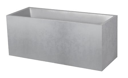 EDA Jardinière 100 cm Basalt Gris béton