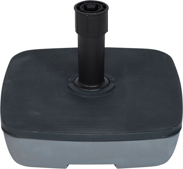 Pied de parasol droit à lester