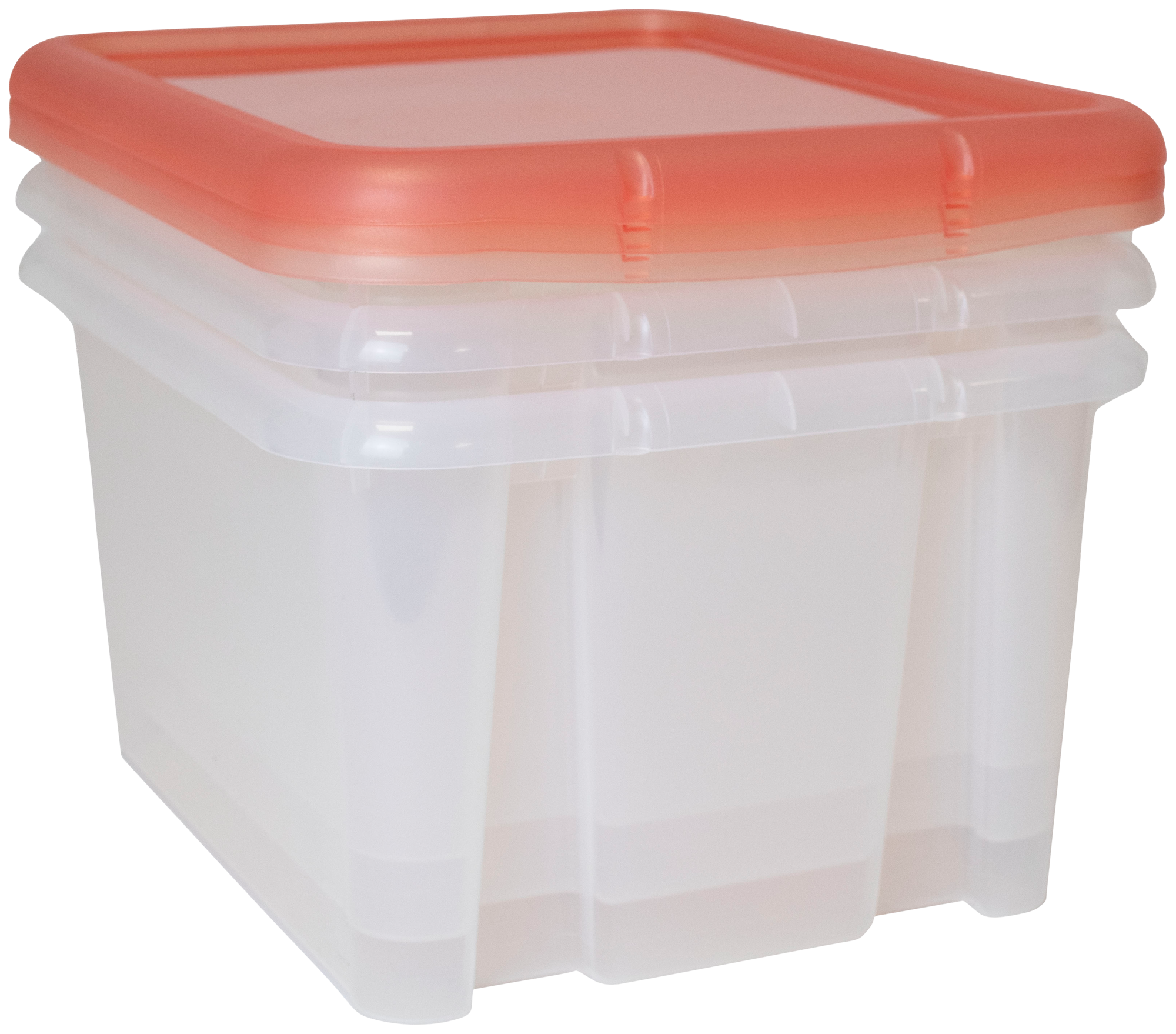 LOT DE 3 BOÎTES DE RANGEMENT 30L + COUVERCLE CO...