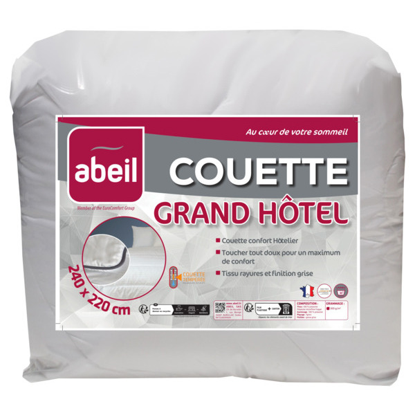 COUETTE TEMPÉRÉE GRAND HÔTEL 2 PERSONNES
 