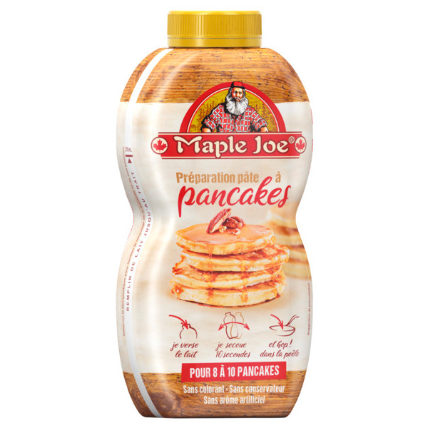 MAPPLE JOE PRÉPARATION PÂTES À PANCAKES SHAKER 215G 
 code EAN 3088541014905 