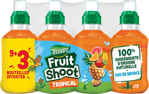 FRUIT SHOOT
TROPICAL OU MULTIVITAMINÉ