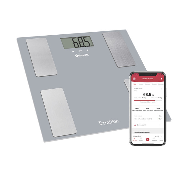 Impédancemètre connecté gris