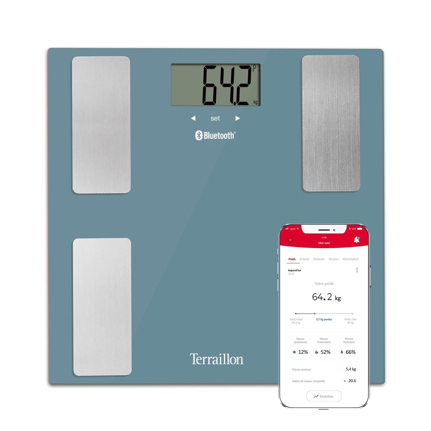 Impédancemètre connecté - SMART CONNECT - Bleu