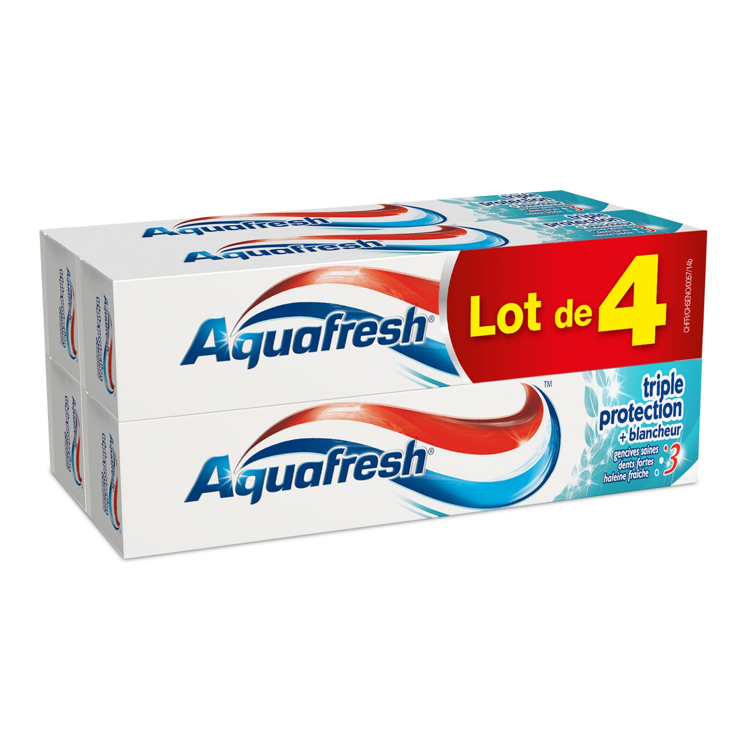 Dentifrices Triple Protection + Blancheur AQUAF...