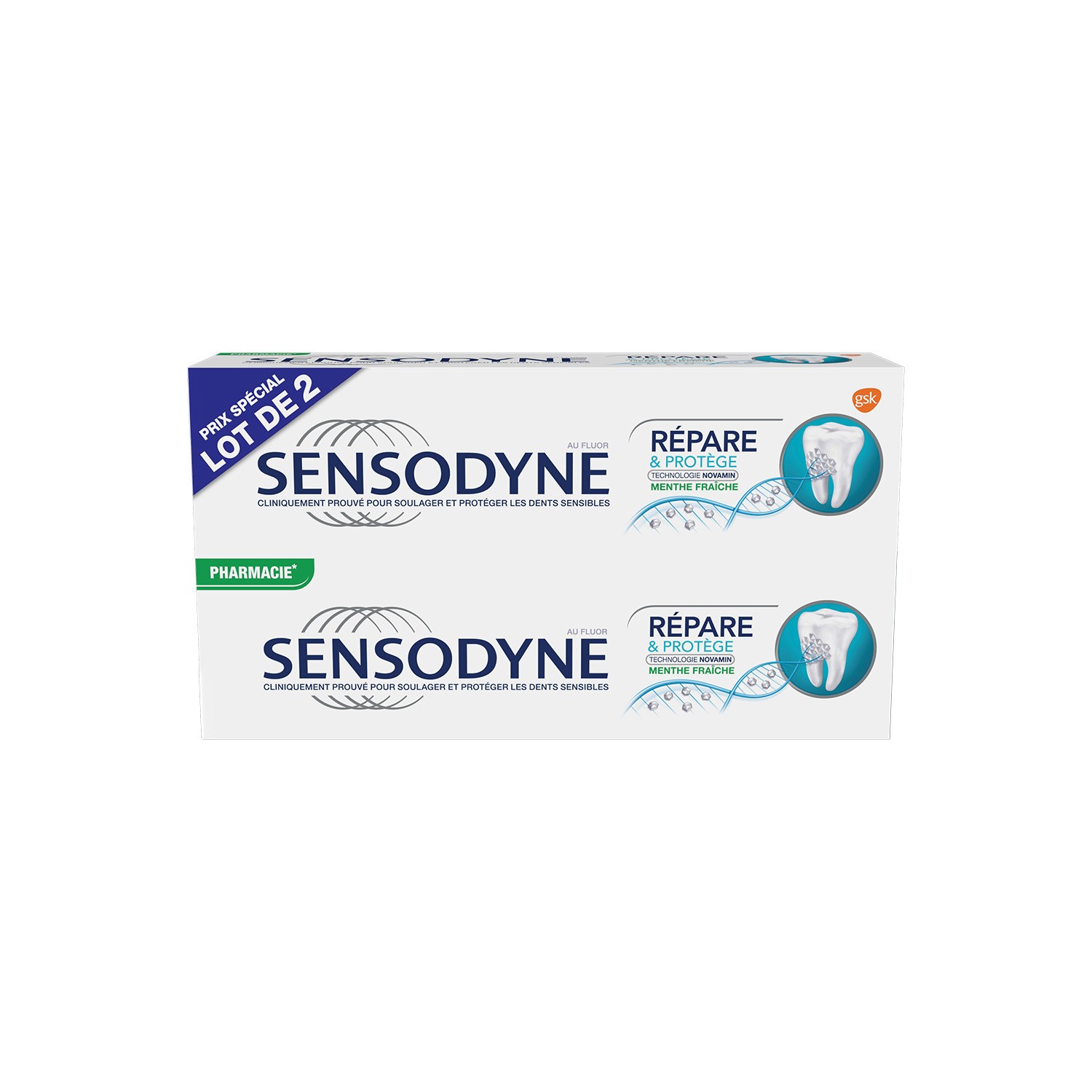 Dentifrice dents sensible menthe fraîche SENSODYNE