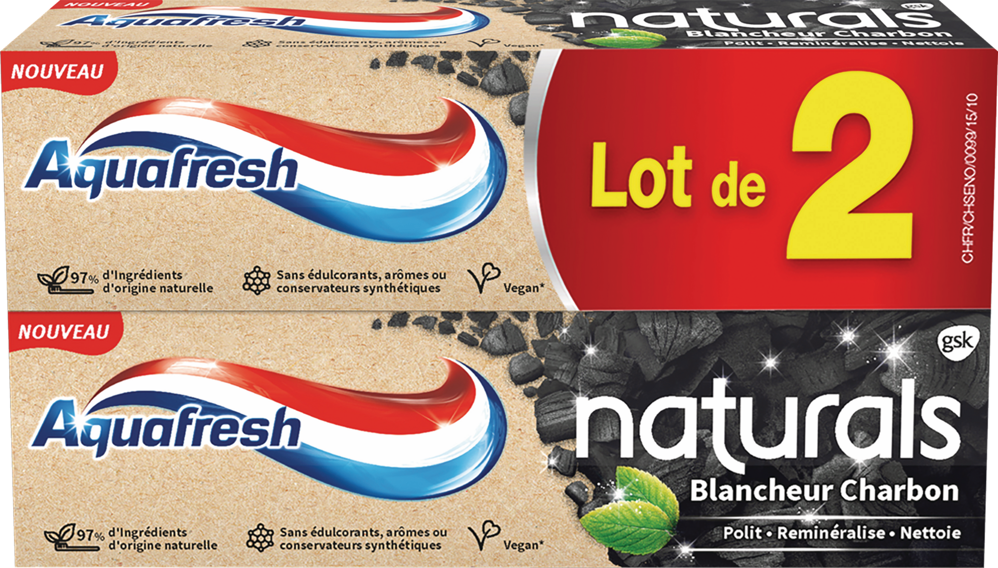 AQUAFRESH NATURALS DENTIFRICE code EAN 3094905563149 