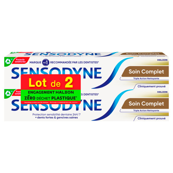 DENTIFRICE SOIN COMPLET TRIPLE ACTION NETTOYANT...