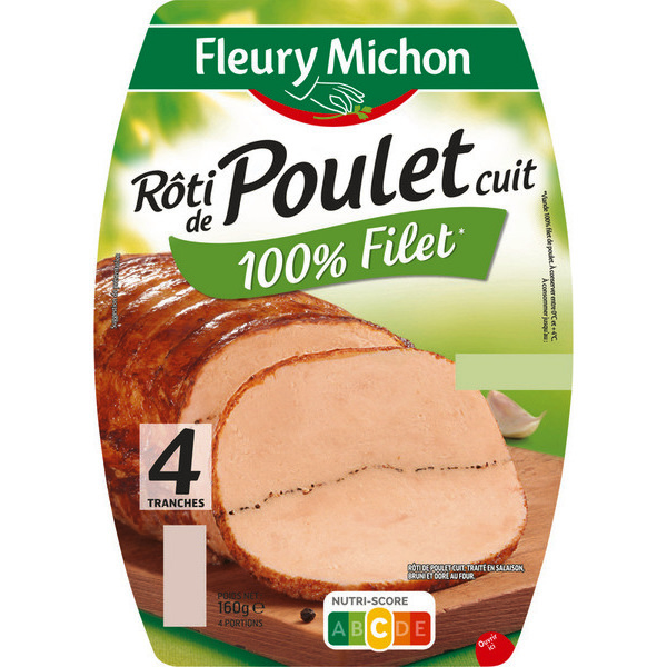 Rôti de poulet cuit