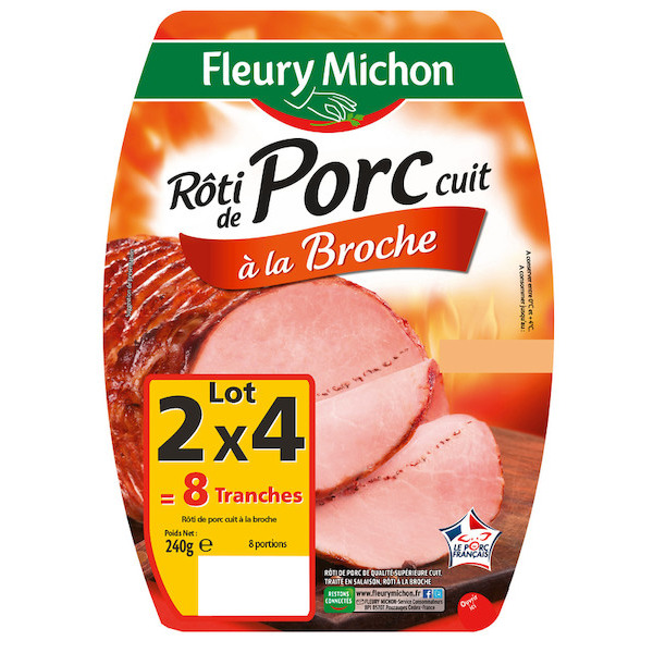 Rôti de Porc cuit à la Broche