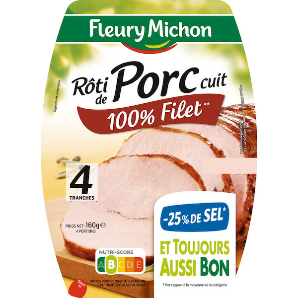Rôti de porc cuit 100% filet