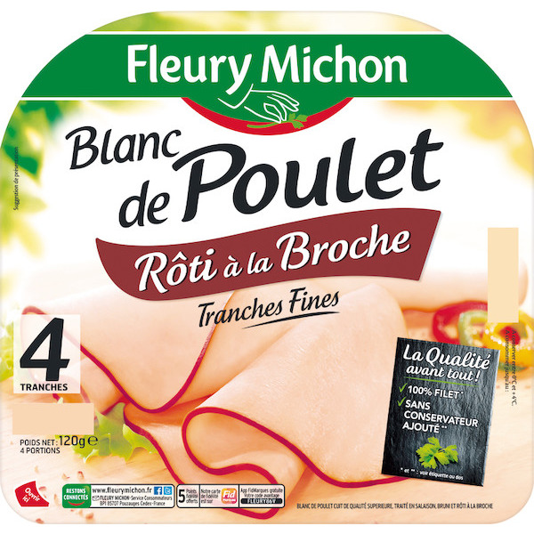 BLANC DE POULET RÔTI À LA BROCHE FLEURY MICHON