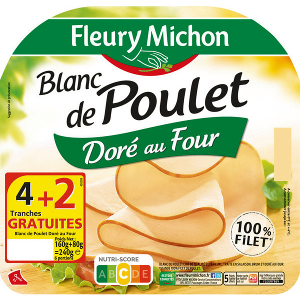 Blanc de poulet Doré au four