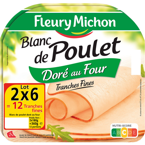 Blanc de poulet doré au four