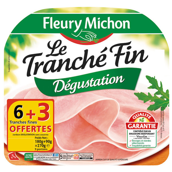 JAMBON LE TRANCHÉ FIN DÉGUSTATION FLEURY MICHON
