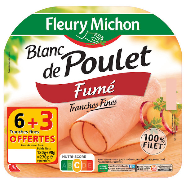 Blanc de poulet fumé 