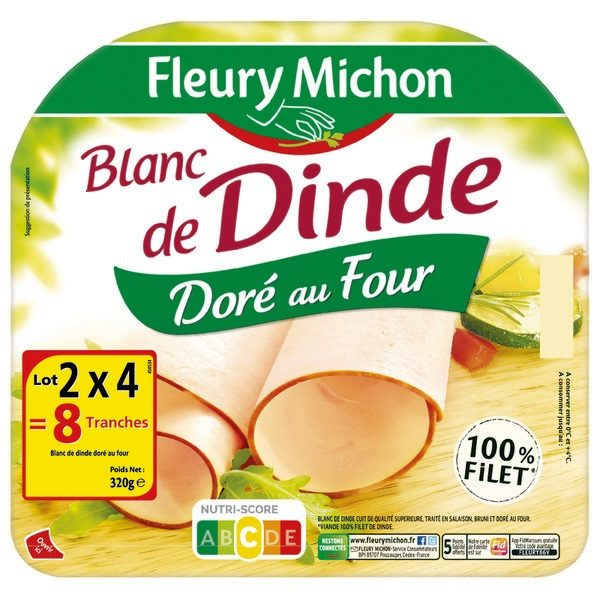 BLANC DE DINDE DORÉ AU FOUR FLEURY MICHON