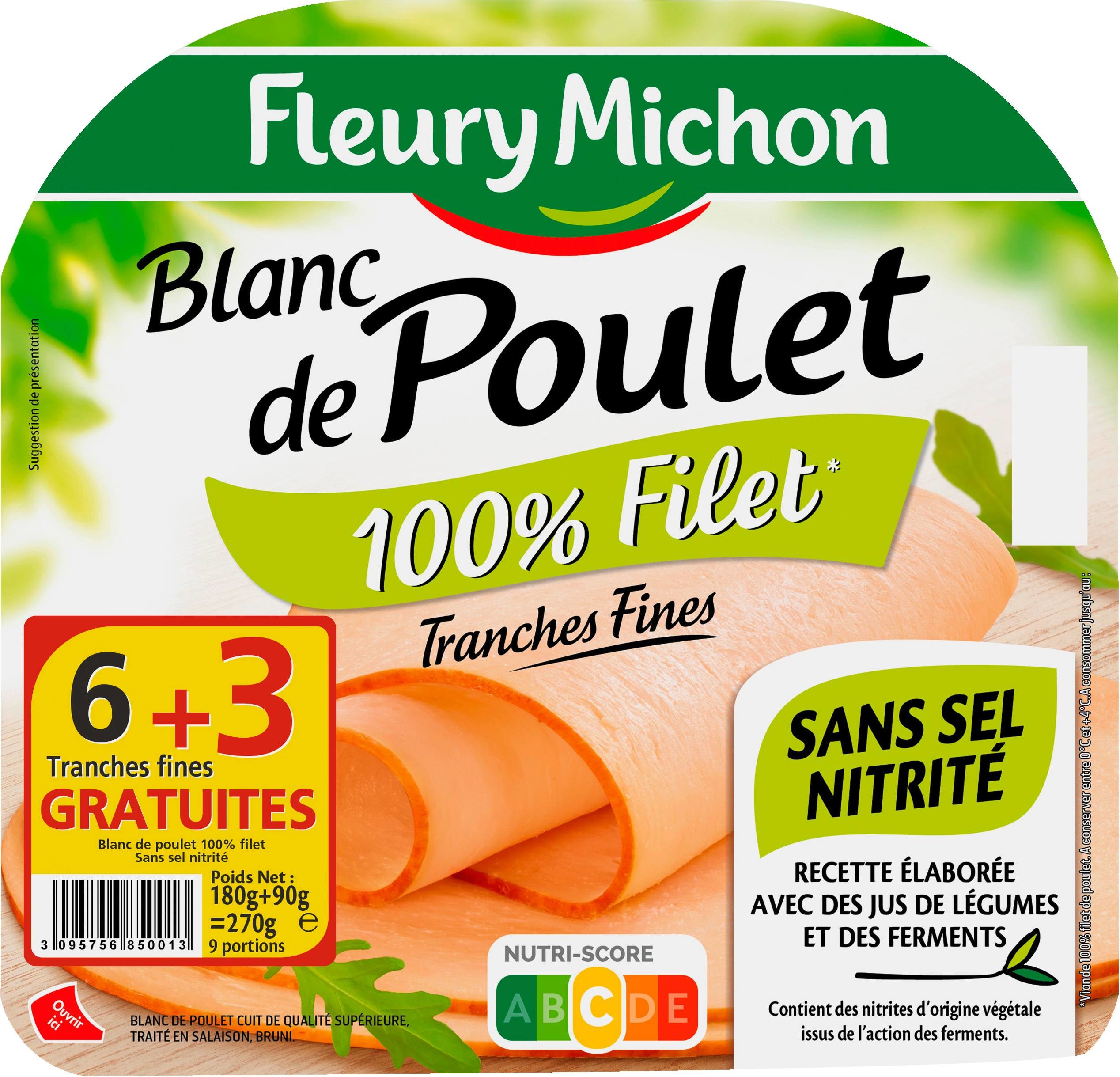 Blanc de Poulet 100% Filet FLEURY MICHON 3095756850013 (3095756850013)