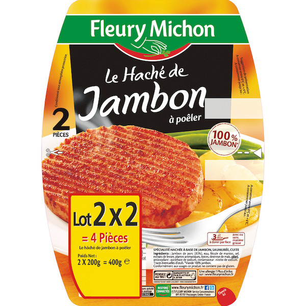 LE HACHÉ JAMBON FLEURY MICHON