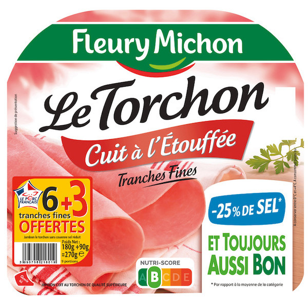 Jambon Le Torchon 3095758218019 fleury-michon Jambon Le Torchon 3095758218019 fleury-michon