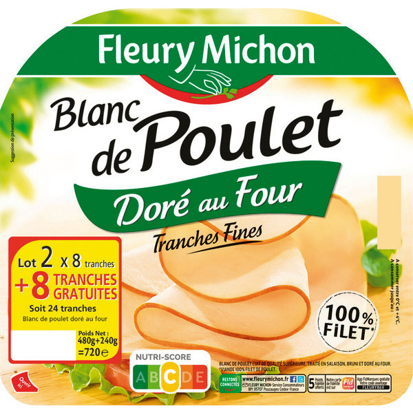 Blanc de Poulet doré au four