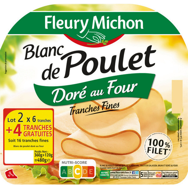 Blanc de Poulet doré au four