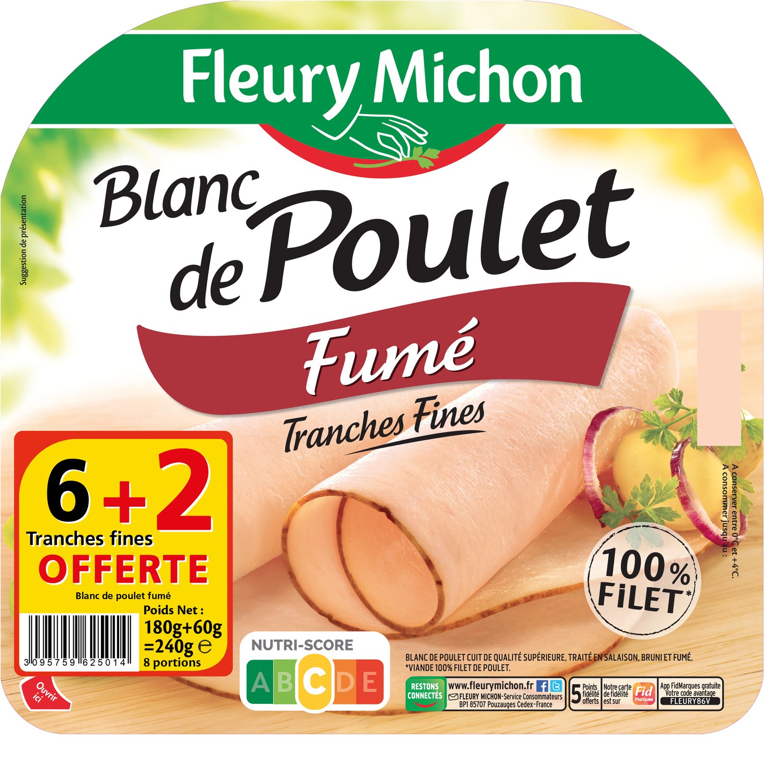 Blanc de poulet  FLEURY MICHON