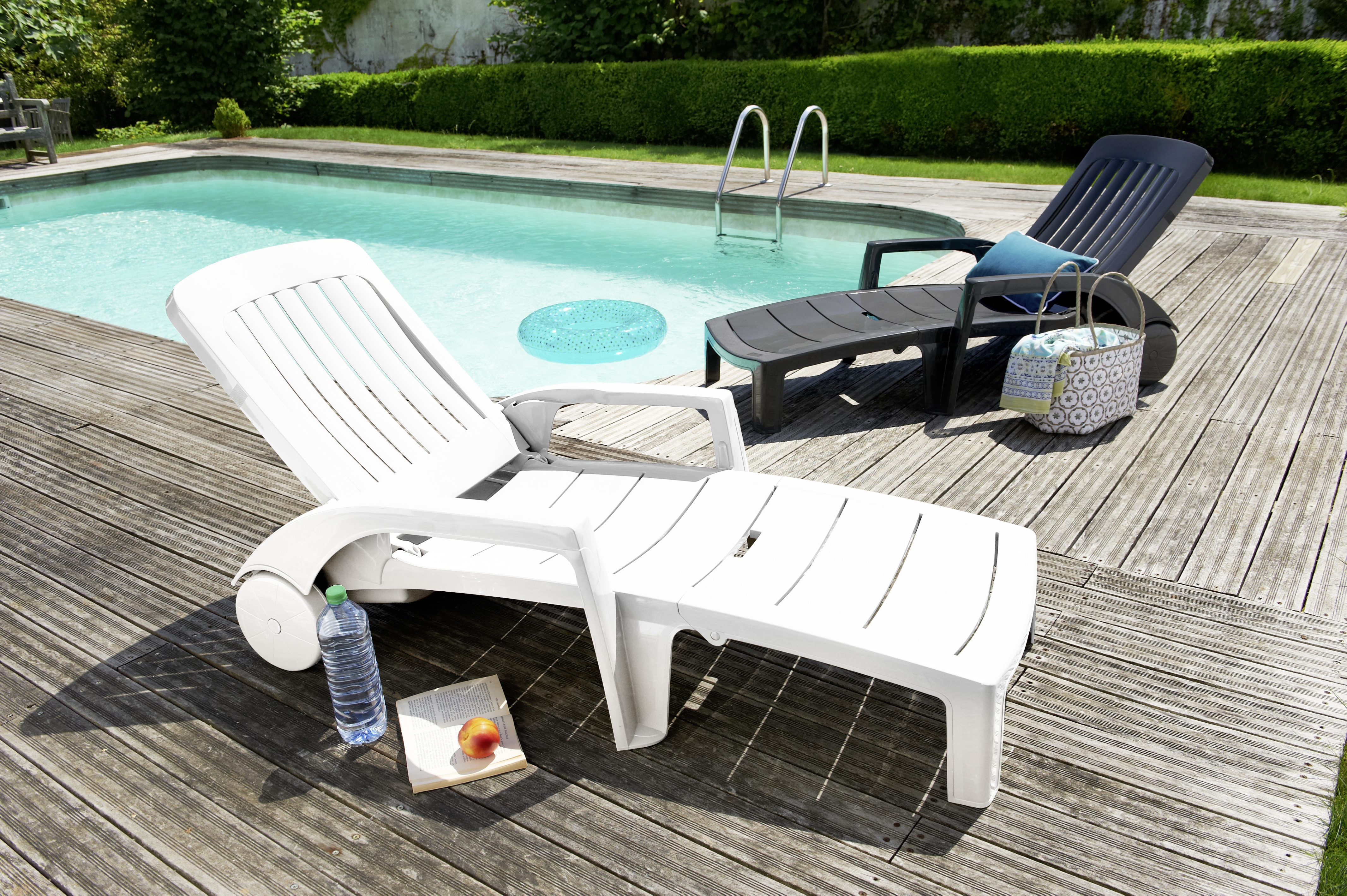 Lot de 2 bains de soleil Miami Grosfillex