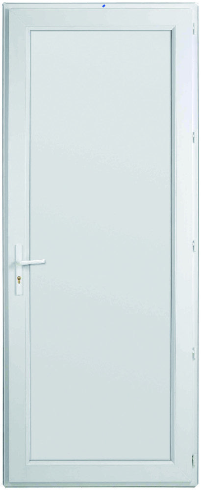 PORTE DE SERVICE PVC PLEINE LISSE