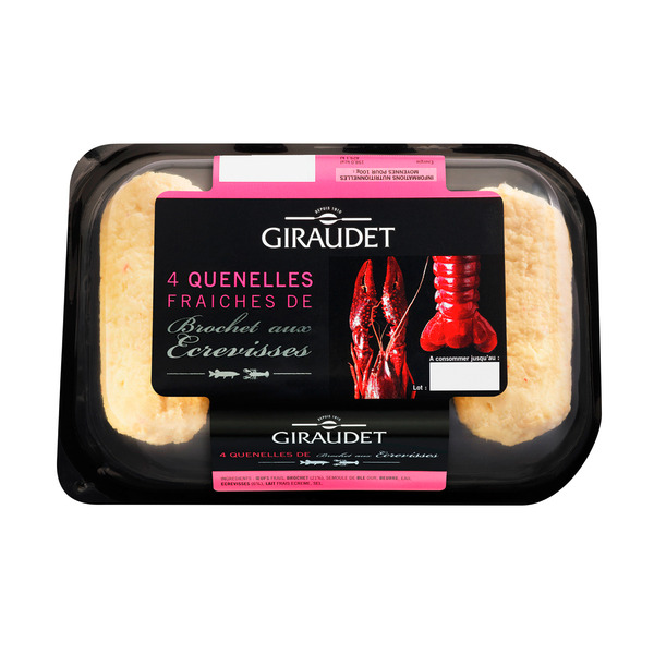 GIRAUDET QUENELLES AU BROCHET ET ÉCREVISSES
 code EAN 3100080001779 