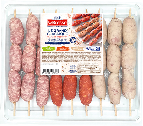 PLATEAU DE BROCHETTES DE MINI SAUCISSES