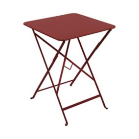  Table de jardin pliante en métal Fermob Bistro 57 x 57 cm piment code EAN 3100540218174 