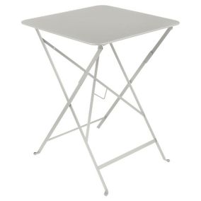  Table de jardin pliante en métal Fermob Bistro 57 x 57 cm gris argile code EAN 3100540357590 