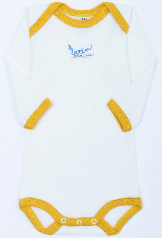 LOT DE 3 BODIES MANCHES LONGUES BÉBÉ