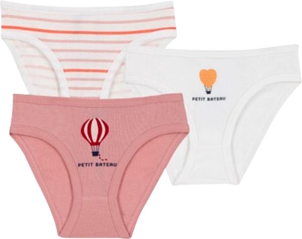LOT DE 3 SLIP FILLE OU 2 BOXER GARÇON 
PETIT BA...