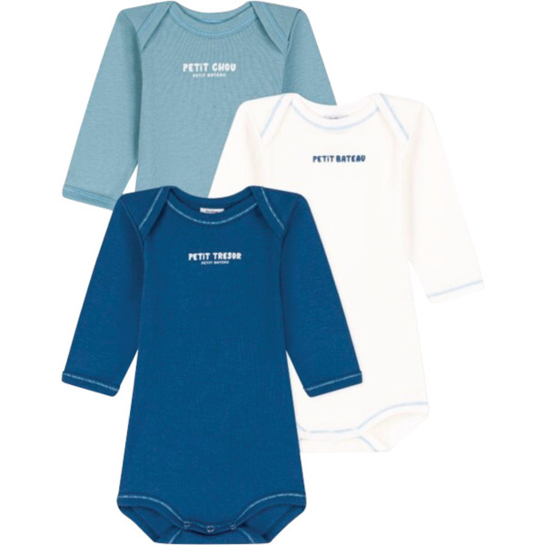 LOT DE 3 BODIES US MANCHES LONGUES 
