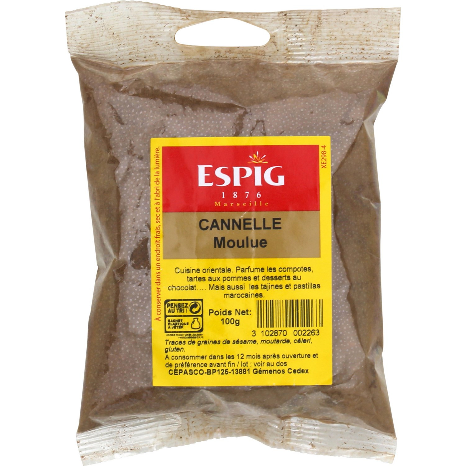 Cannelle moulue ESPIG 3102870002263 ESPIG Cannelle moulue ESPIG 3102870002263 ESPIG
