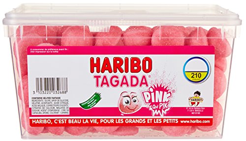 Bonbon gélifié tagada pink x 210 pièces 1,18 kg
