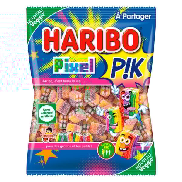  Bonbons Haribo Pixel code EAN 3103220049297 