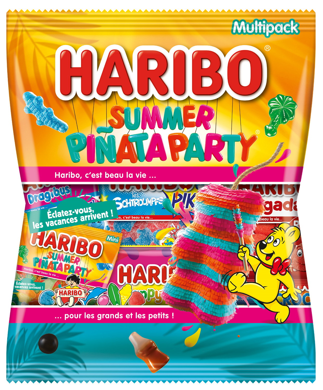  BONBONS HARIBO MULTI PACK code EAN 3103224008009 