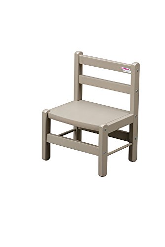 Chaise basse enfant laque gris clair