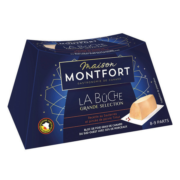 Bloc de foie gras de canard du Sud-Ouest avec 5...