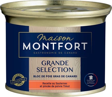 BLOC DE FOIE GRAS DE CANARD AU SAUTERNE “MONTFORT” 3104544071391 (3104544071391)