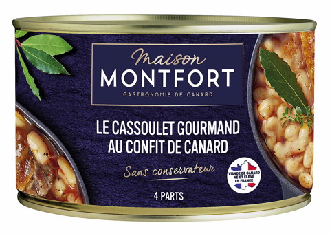MAISON MONTFORT CASSOULET GOURMAND AU CONFIT DE CANARD code EAN 3104544071599 