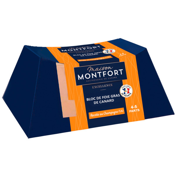 BLOC DE FOIE GRAS DE CANARD RECETTE AU CHAMPAGNE
