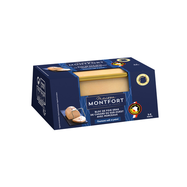 Bloc de Foie gras de canard du I.G.P du Sud-Oue...